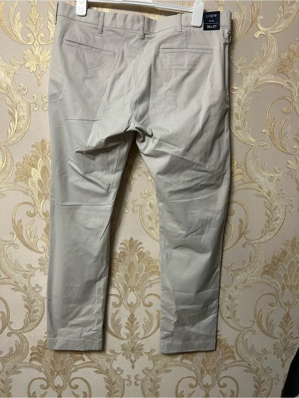 NWT J. Crew Men's Flex slim in light grey pants